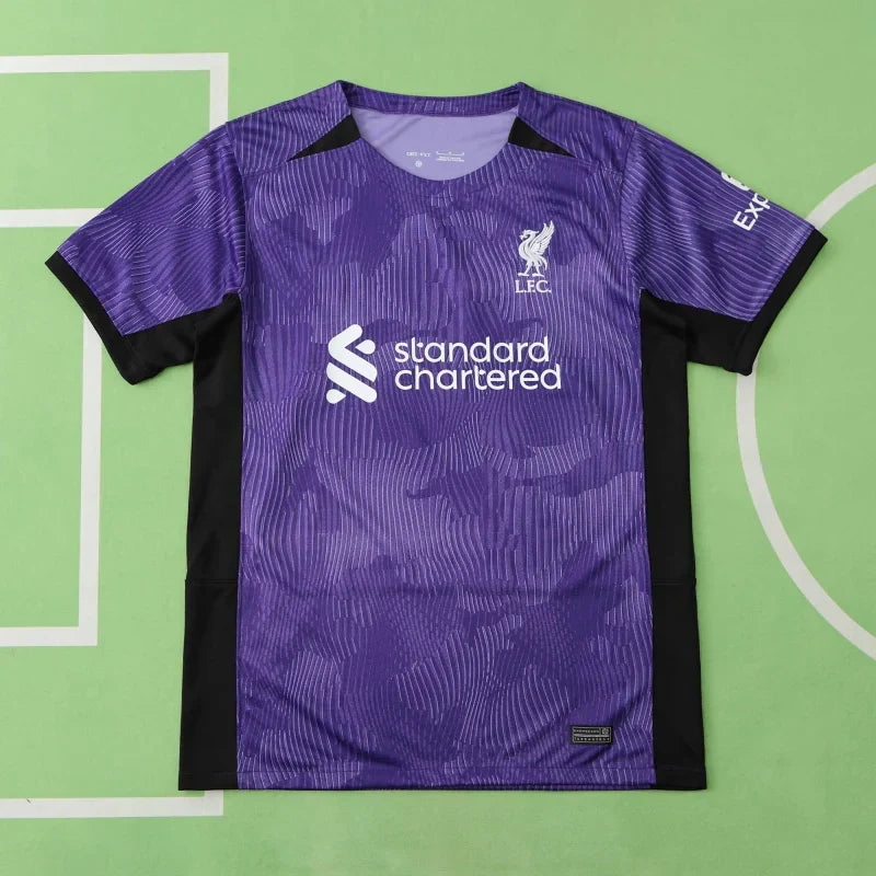 Liverpool F.C. Third Jersey 2023/24 | Fan Version Football Shirt with Player Name & Number