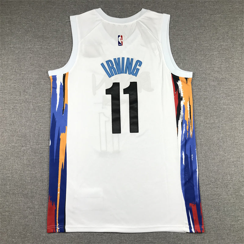 Kyrie Irving #11 Brooklyn Nets 2022/23 City Edition Swingman Jersey – White BKLYN NBA Fan Gear