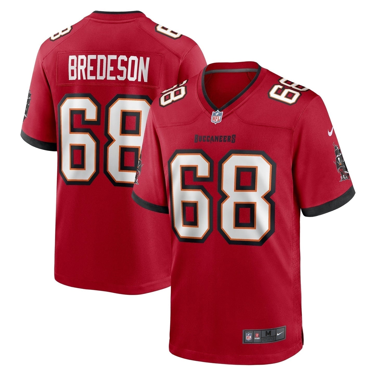 Ben Bredeson Tampa Bay Buccaneers Game Jersey -  Red