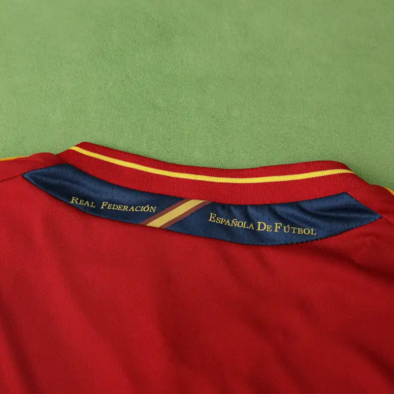 Spain National Team 2012 Euro Home Retro Fan Jersey – Red | Adidas | UEFA Champions Edition
