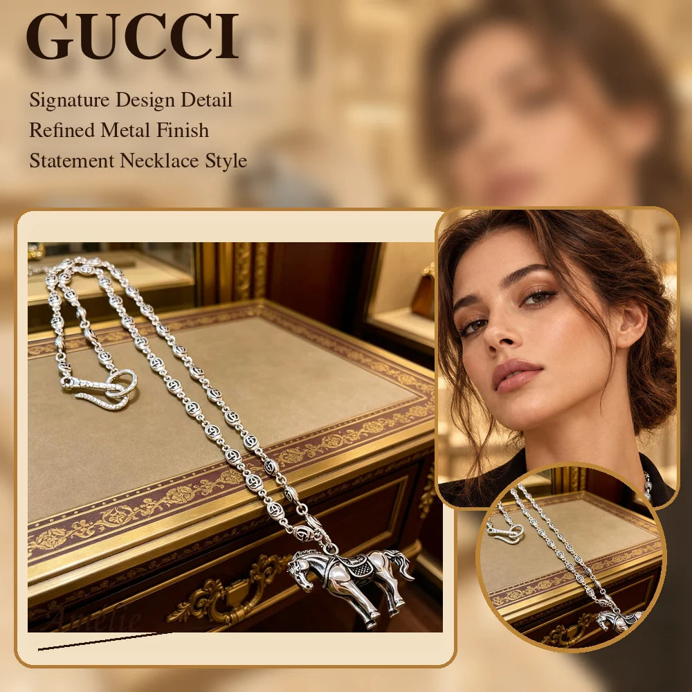 Gucci Anger Forest Chain Distressed Necklace – Gucci jewelry main image