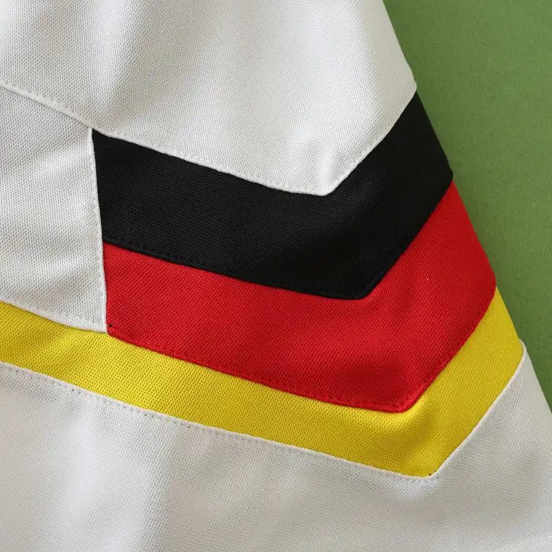 Germany National Team UEFA Training T-Shirt Fan Version 2024/25 – Black & German Flag Sleeve Shirt