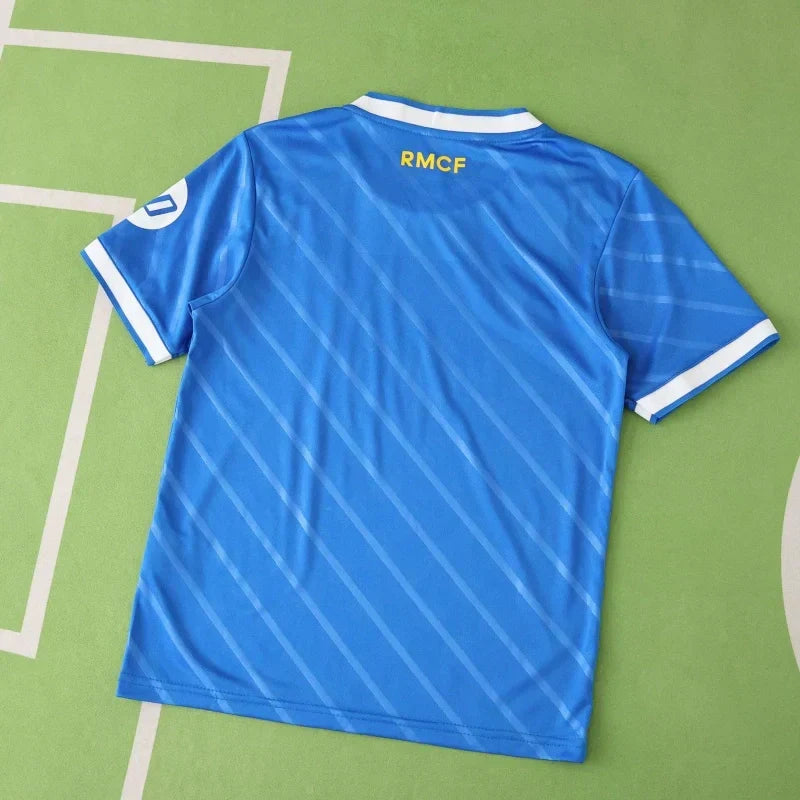 Real Madrid CF Third Kids Kit 2025/26 – Children's Royal Blue Football Jersey & Shorts Set