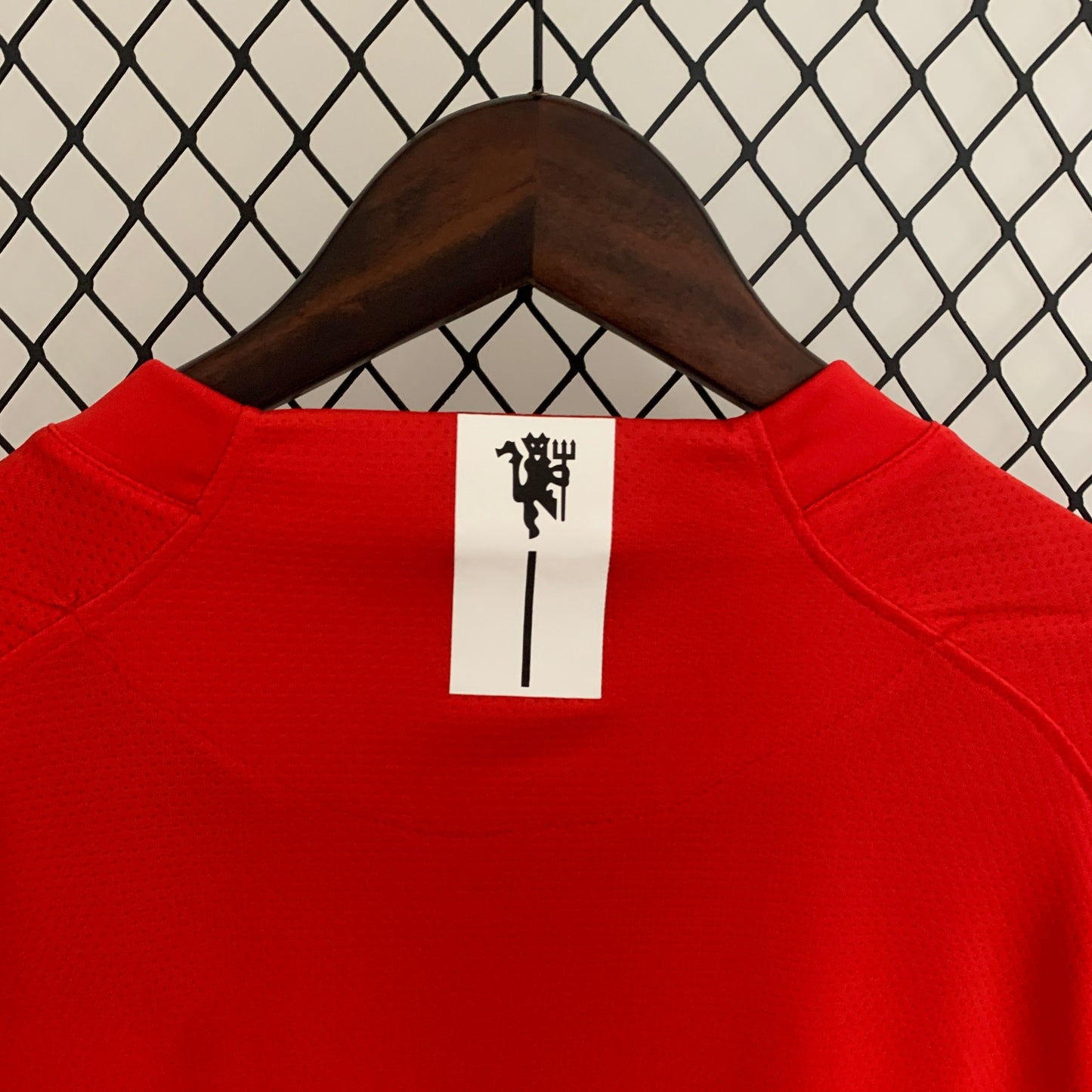 Manchester United 2008 UEFA Champions League Final Long Sleeve Home Retro Jersey – Nike Red AIG Moscow Luzhniki Ronaldo Rooney