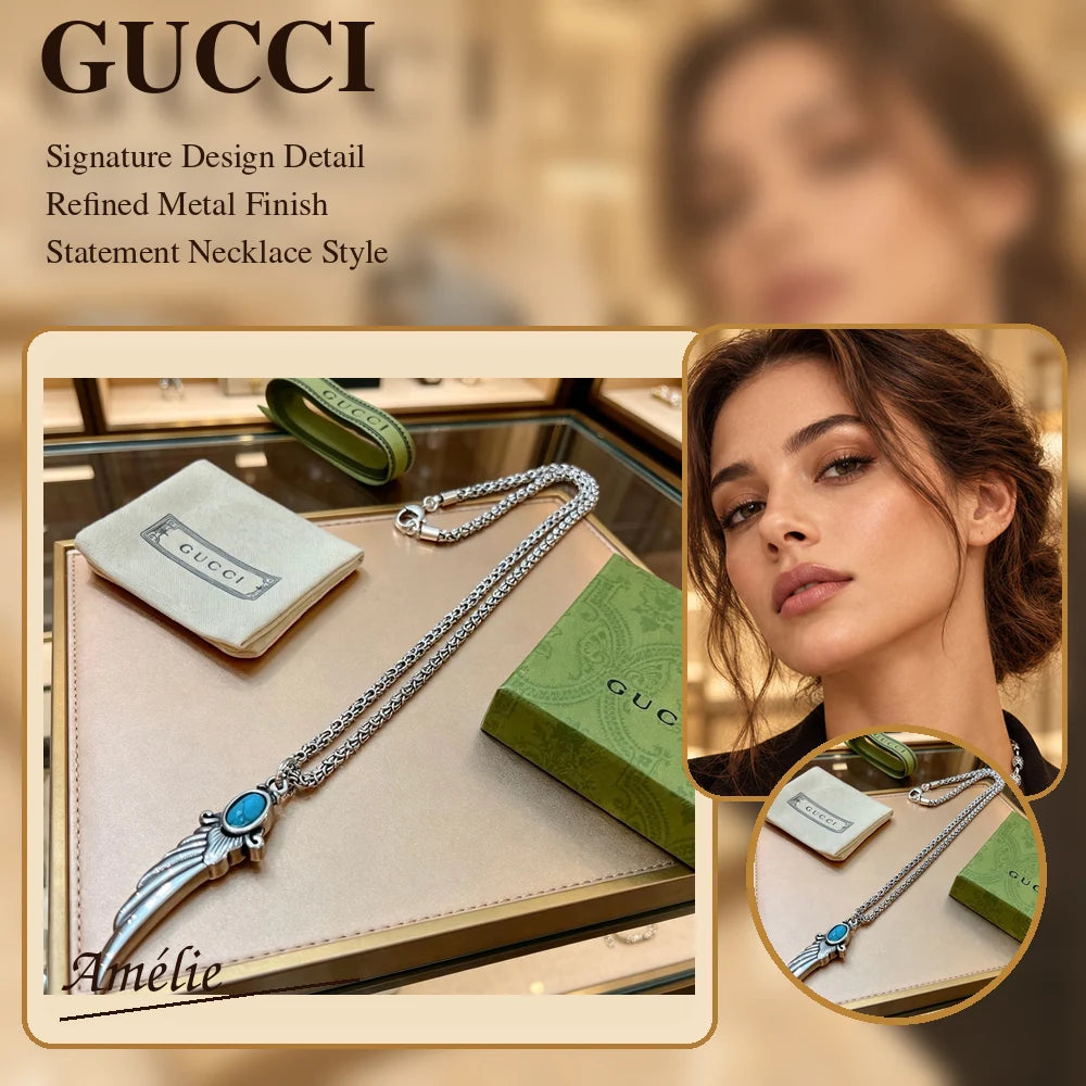 Gucci Anger Forest Chain Distressed Necklace – Gucci jewelry main image