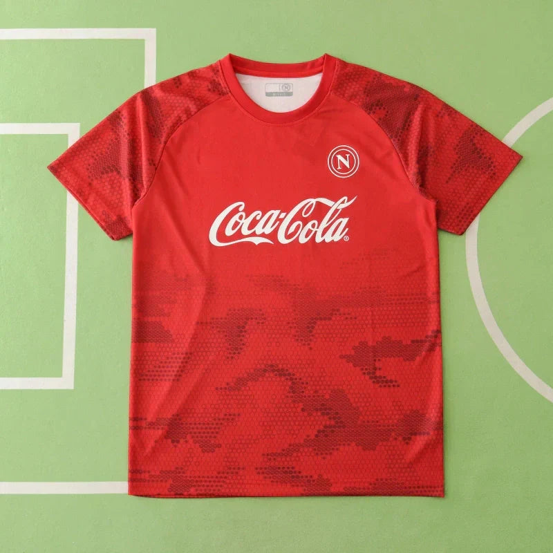 S.S.C. Napoli Concept Fan Version 2024/25 – Red Camo Football Jersey