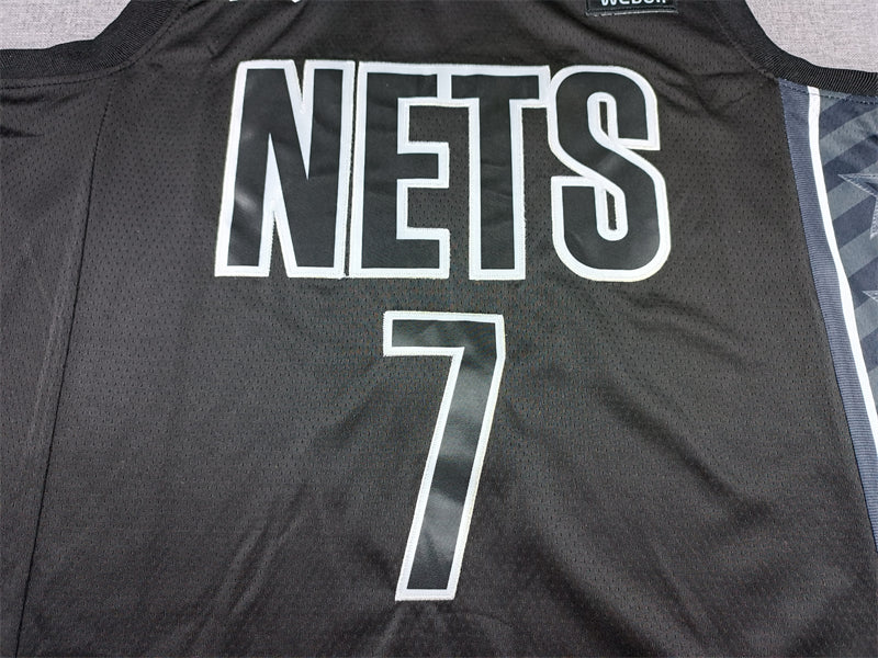 Men's Brooklyn Nets Kevin Durant #7 Black 2022/23 Statement Edition Swingman Jerseys