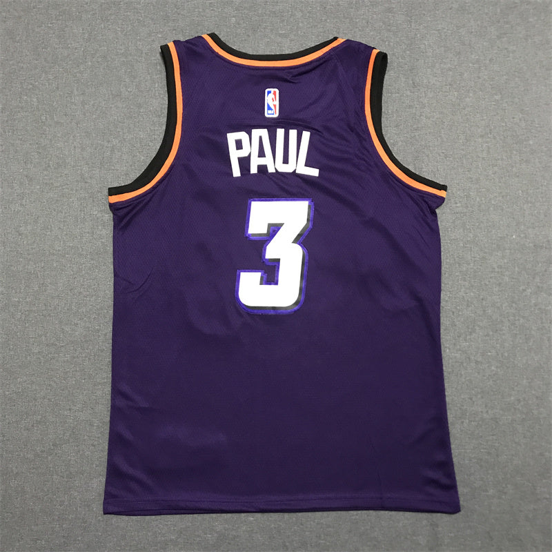 Men's Phoenix Suns Chris Paul #3 Purple Swingman Jerseys - Classic Edition