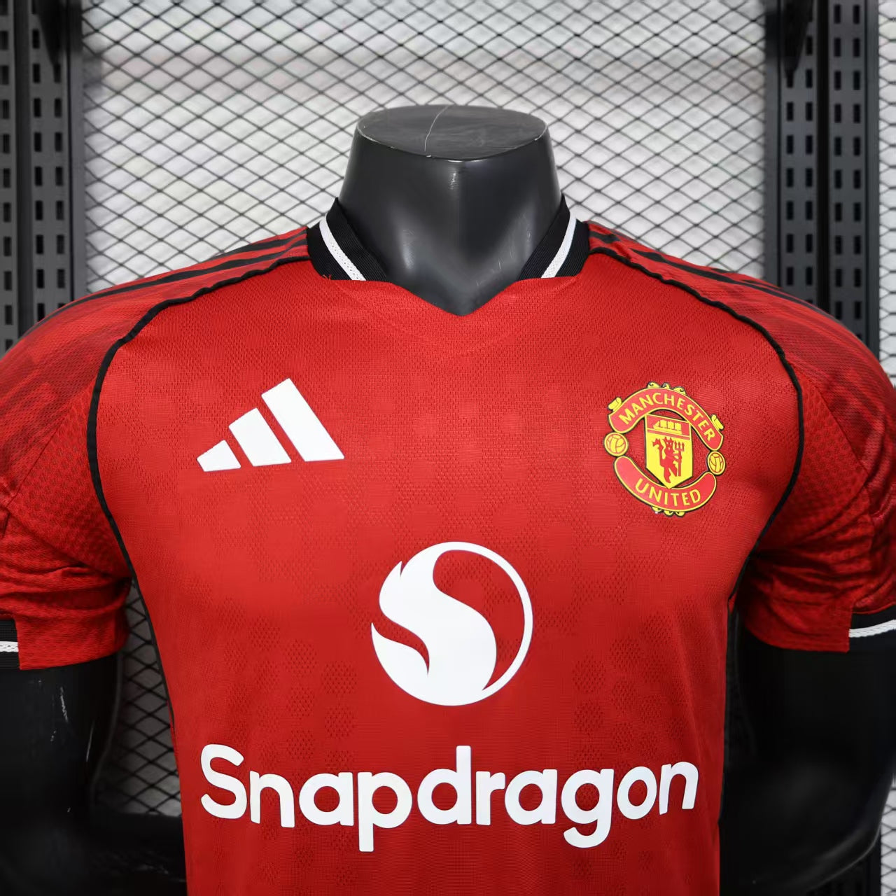 2025-26 Manchester United Home Player Edition Jersey - Red