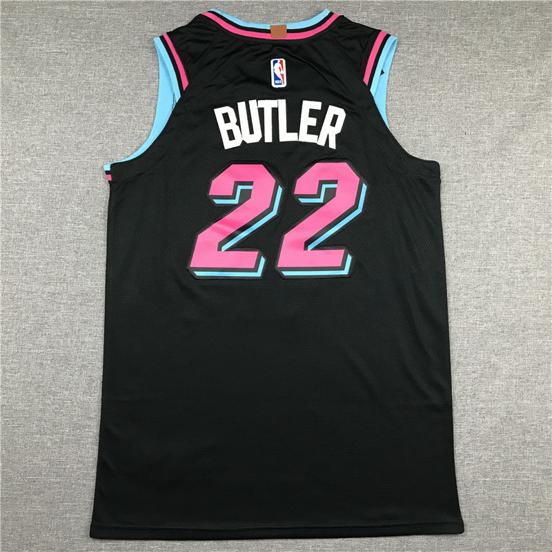 Men's Miami Heat Jimmy Butler #22 NBA Black Swingman Jerseys