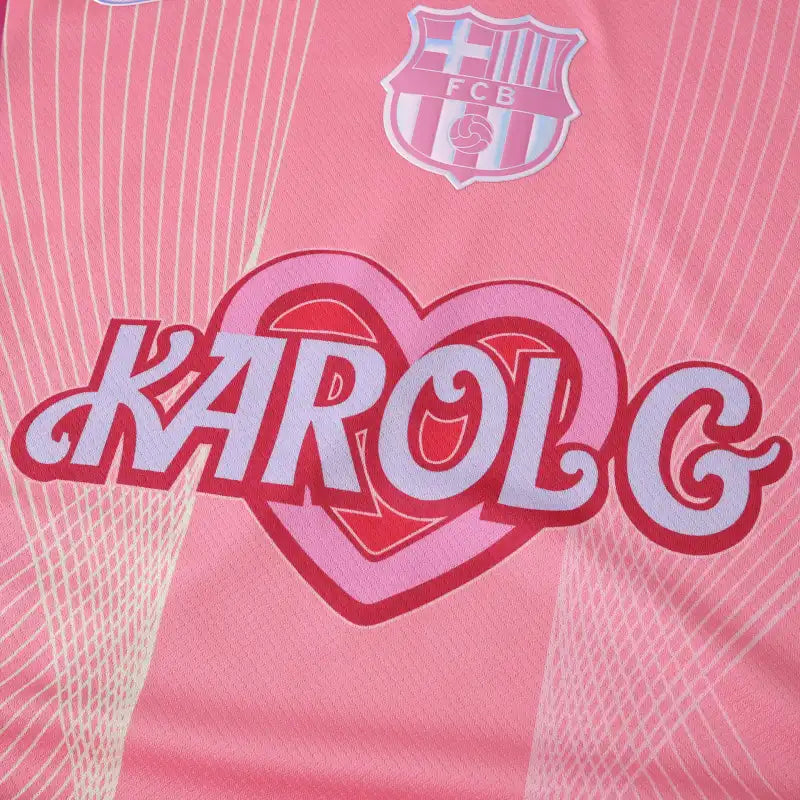 FC Barcelona x Karol G Concept Fan Jersey 2025/26 — Pink Nike Dri-FIT Collab Edition