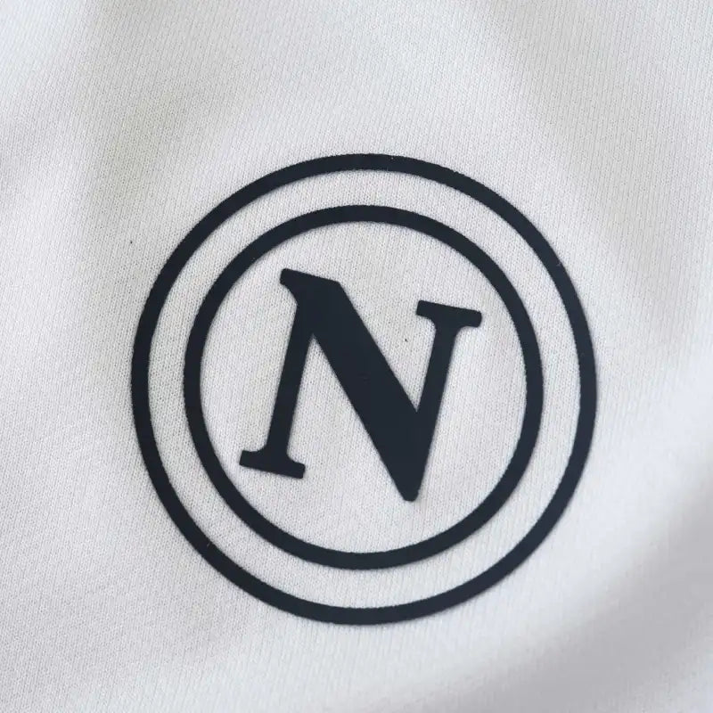 SSC Napoli Away Jersey 2024/25 – Fan Version | White & Black Football Kit