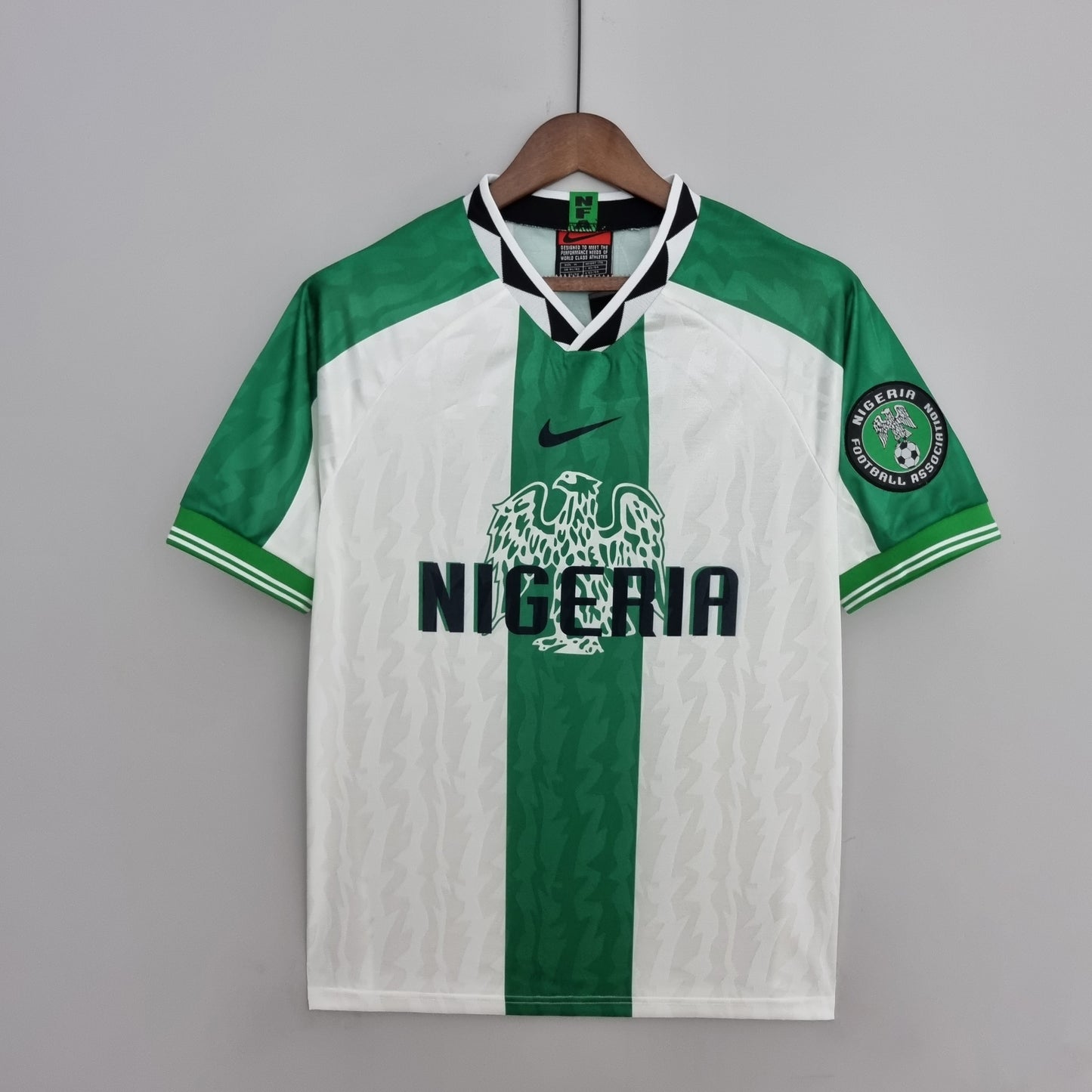 Nigeria 1998 World Cup Away Retro Soccer Jersey – Nike NFF Super Eagles Okocha Kanu Yekini Amokachi Kit