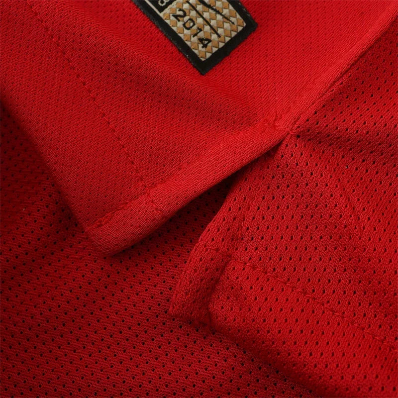 USA National Team Away Retro Fan Version 2014 World Cup – Blue White Red Tri-Color Stripe USMNT Jersey