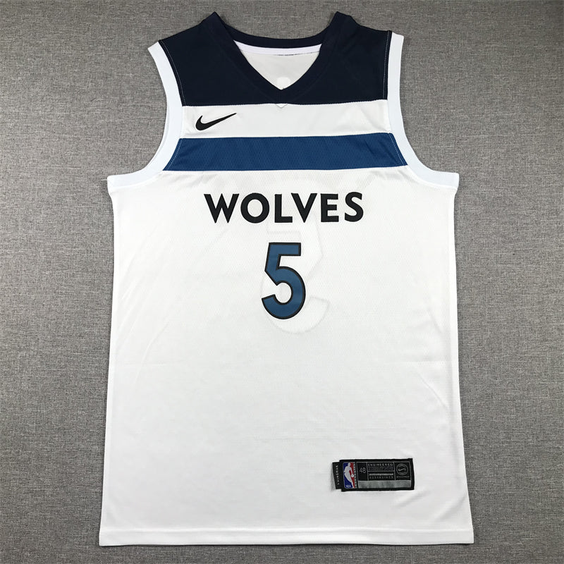 Anthony Edwards #5 Minnesota Timberwolves White Association Edition Swingman Jersey – Nike WOLVES