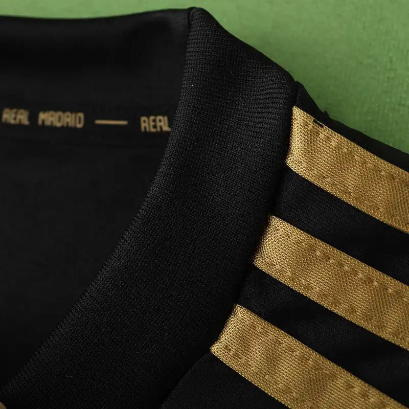 Real Madrid CF Away Retro Jersey 2011/12 – Black & Gold Fan Version Football Shirt