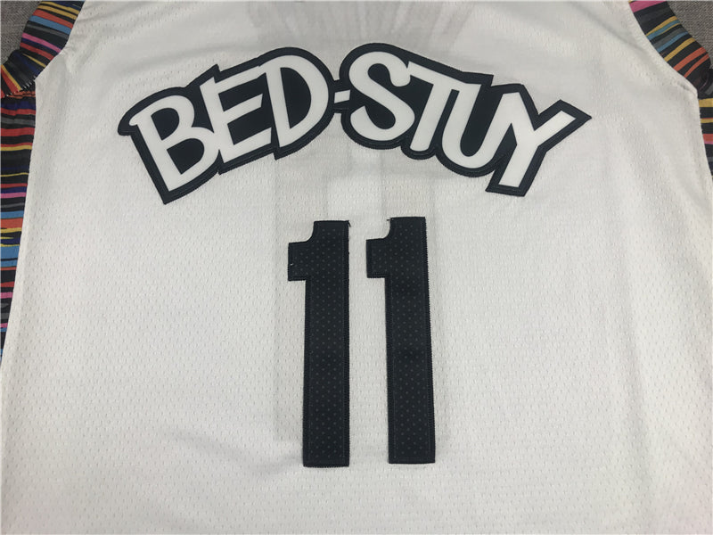 Kyrie Irving #11 Brooklyn Nets City Edition Swingman Jersey – White Bed-Stuy NBA Fan Gear