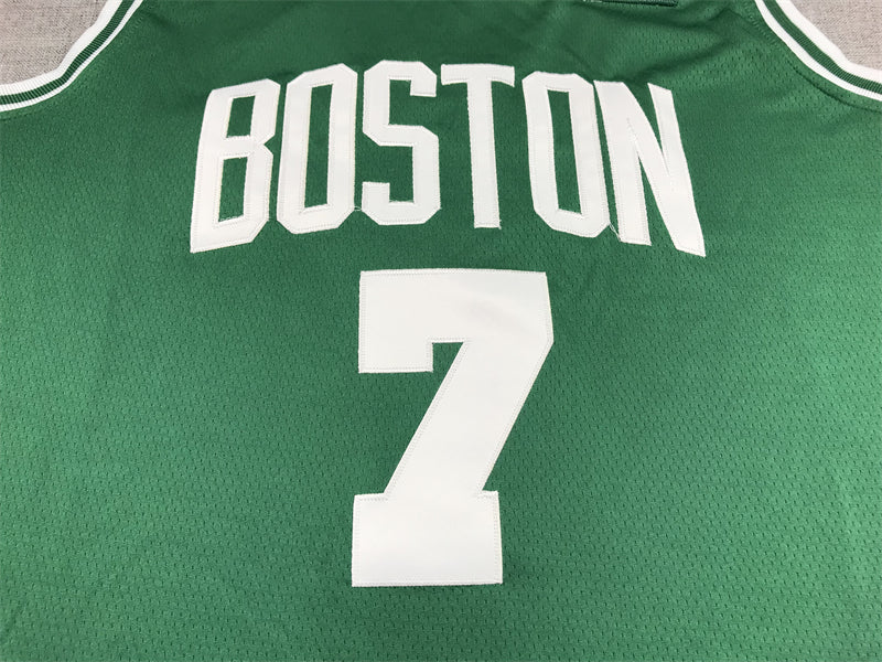 Men's Boston Celtics Jaylen Brown #7 Green Swingman Jersey – 2022/23 Icon Edition
