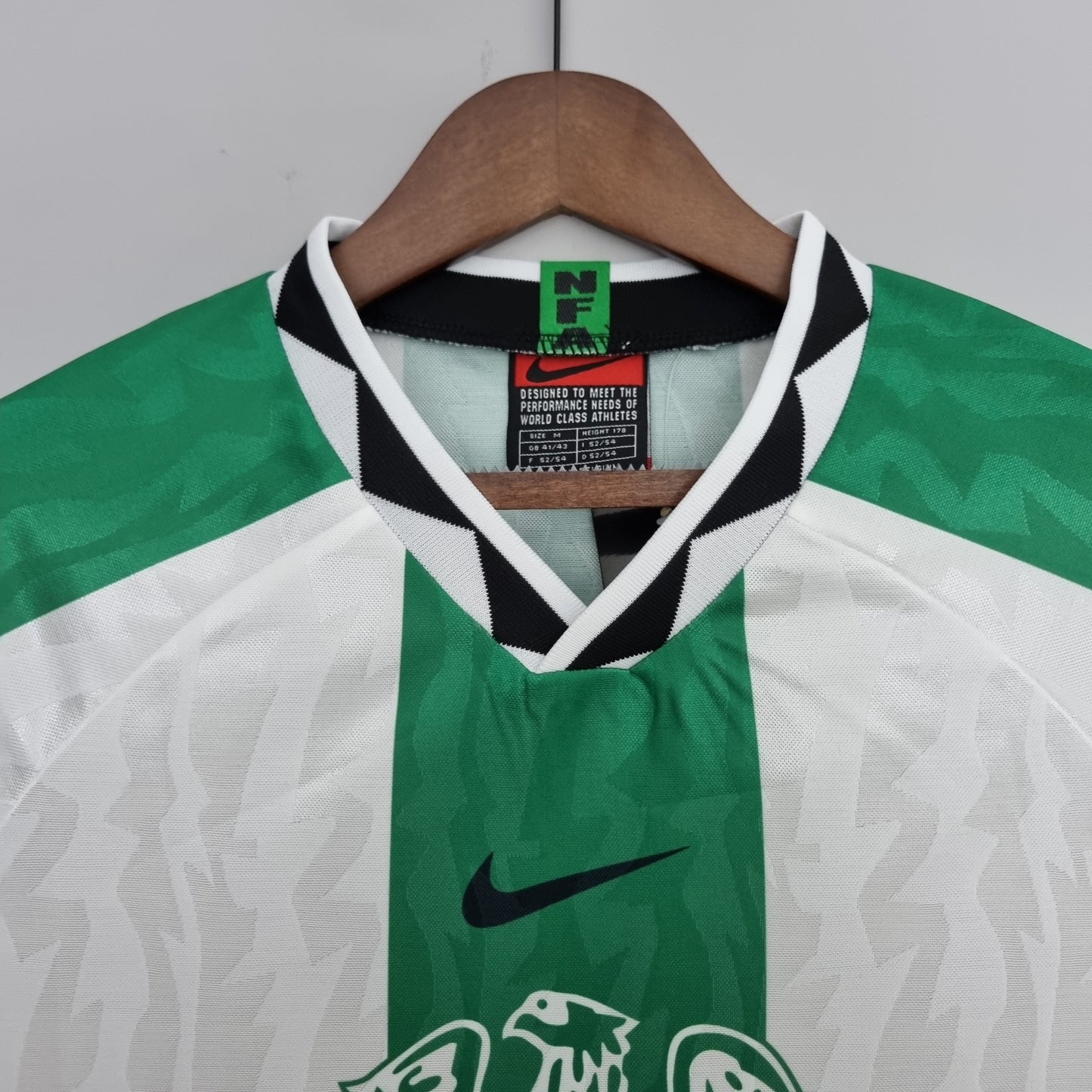 Nigeria 1998 World Cup Away Retro Soccer Jersey – Nike NFF Super Eagles Okocha Kanu Yekini Amokachi Kit