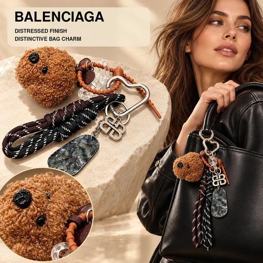 Balenciaga Distressed Keychain – Style 33 - image 1