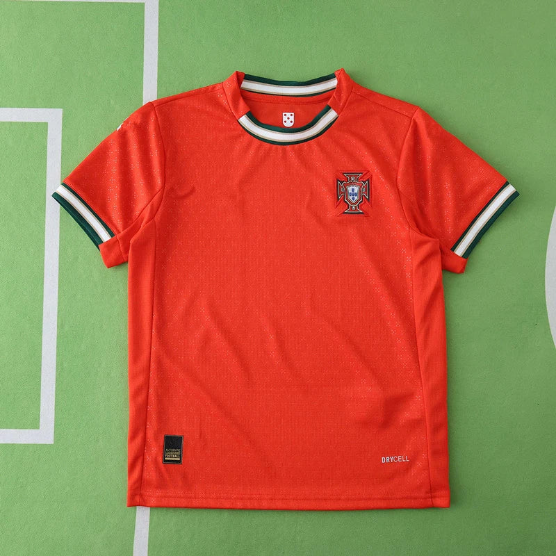 Portugal Home Kids Kit 2025/26 | Children's Football Jersey with Player Name & Number