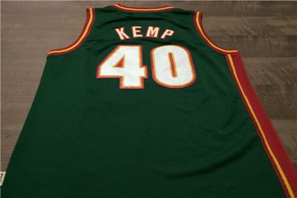 Shawn Kemp #40 Seattle SuperSonics Green 1995-96 Hardwood Classics Swingman Jersey – Mitchell & Ness