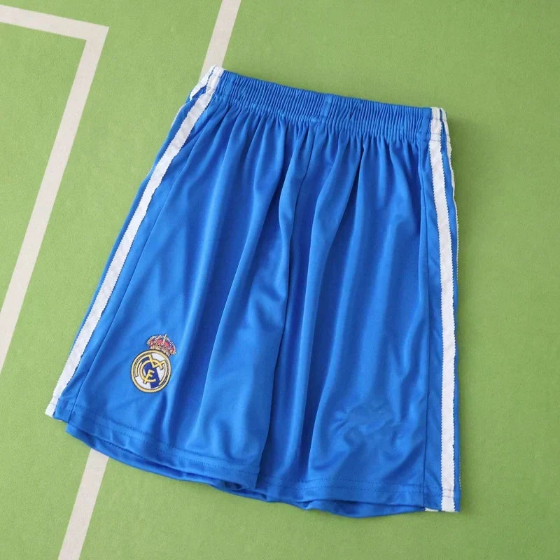 Real Madrid CF Third Kids Kit 2025/26 – Children's Royal Blue Football Jersey & Shorts Set