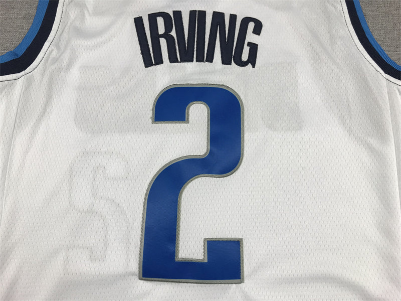 Kyrie Irving #2 Dallas Mavericks Association Edition Swingman Jersey – White NBA Fan Gear