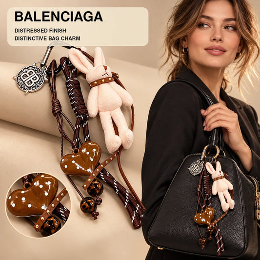 Balenciaga Distressed Keychain – Style 34 - image 1