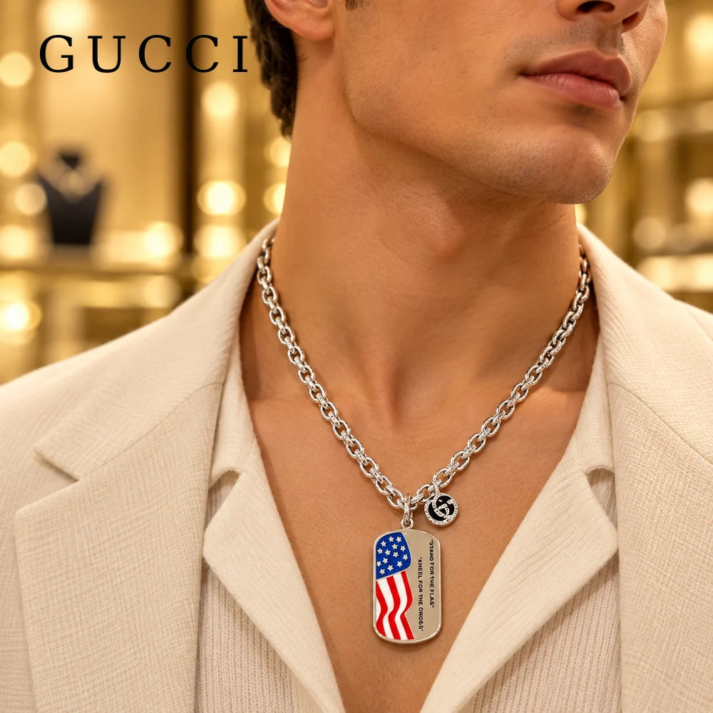 Gucci Anger Forest Chain Distressed Necklace – Style 02 - image 1