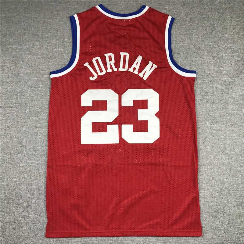 Michael Jordan #23 1989 NBA All-Star Game Mitchell & Ness Red East Hardwood Classics Authentic Jersey