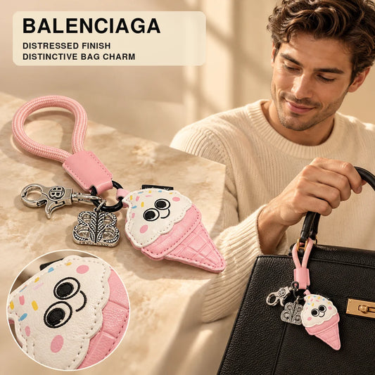 Balenciaga Distressed Keychain – Style 39 - image 1