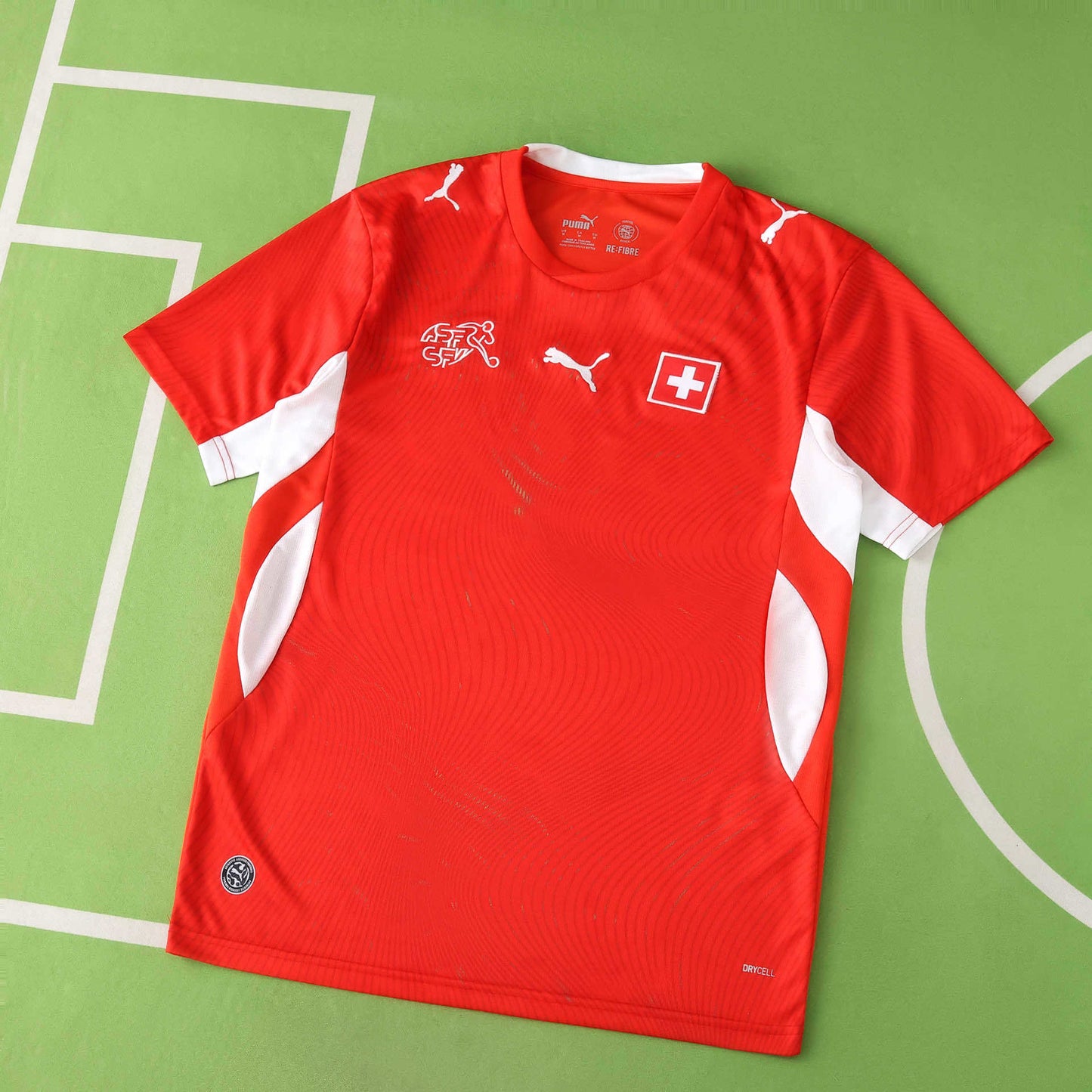 2026 FIFA World Cup Switzerland Home Jersey – Nati Red & White Puma Fan Kit
