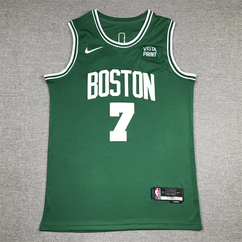 Men's Boston Celtics Jaylen Brown #7 Green Swingman Jersey – 2022/23 Icon Edition