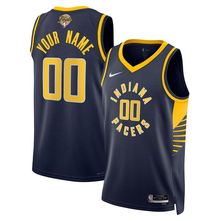 Indiana Pacers  2025 NBA Finals Custom Jersey - Icon Edition