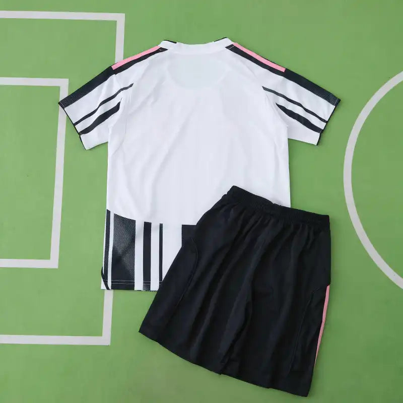 Juventus F.C. Home Kids Kit 2025/26 — Children's Football Jersey & Shorts Set