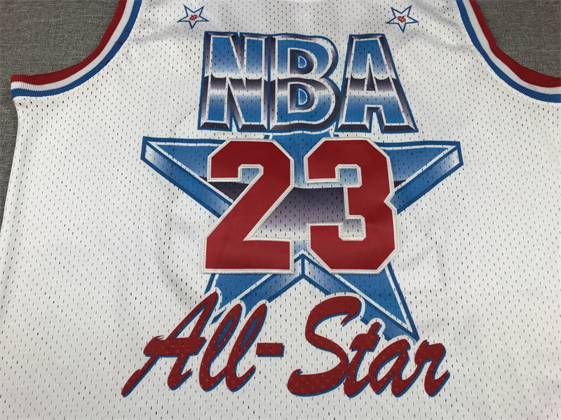 Michael Jordan #23 1991 NBA All-Star Game Mitchell & Ness White Hardwood Classics Authentic Jersey