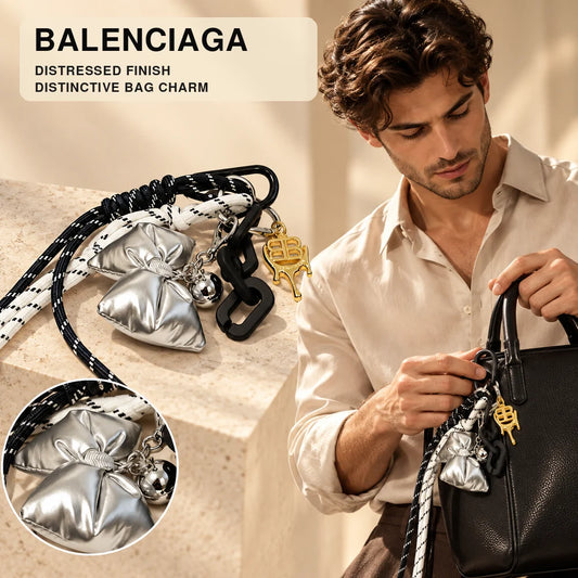 Balenciaga Distressed Keychain – Style 41 - image 1