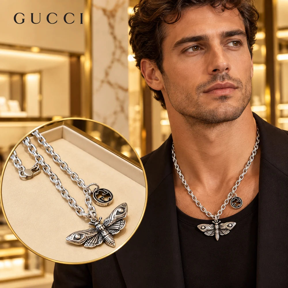 Gucci Anger Forest Chain Distressed Necklace – Style 30 - image 1