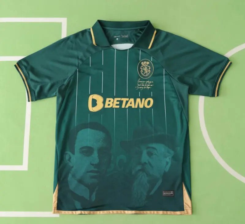 Sporting CP 2024/25 Centenary Special Edition Jersey – Dark Green & Gold | Betano | Limited Commemorative Kit