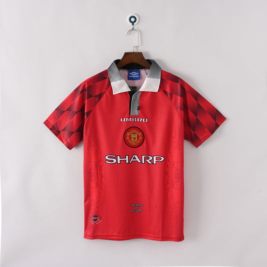 1996/97 Manchester United Home Retro Jersey - Umbro - SHARP Sponsor - Theatre of Dreams