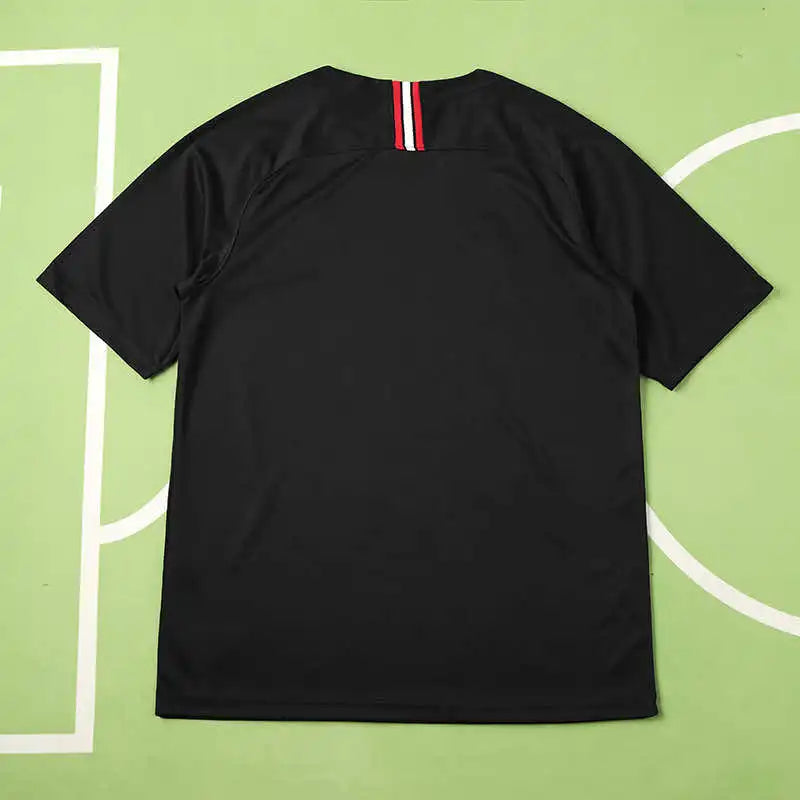 PSG 2018/19 Champions League Third Jersey – Black Jordan Brand Neymar Mbappe Fan Version