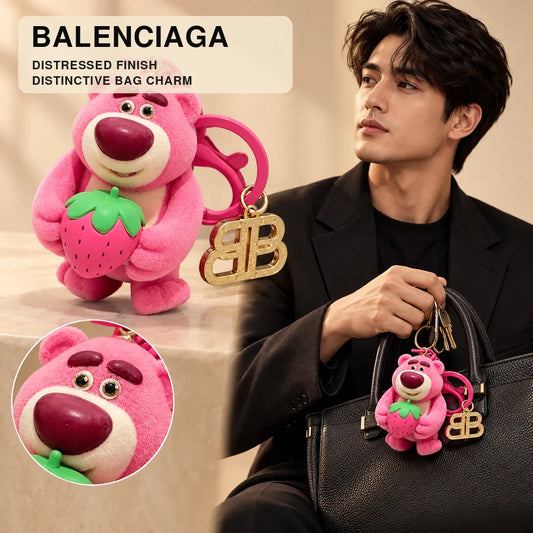 Balenciaga Distressed Keychain – Style 43 - image 1