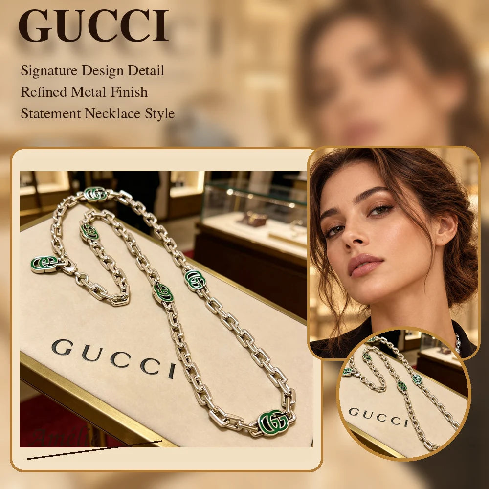 Gucci Anger Forest Chain Distressed Necklace – Gucci jewelry main image