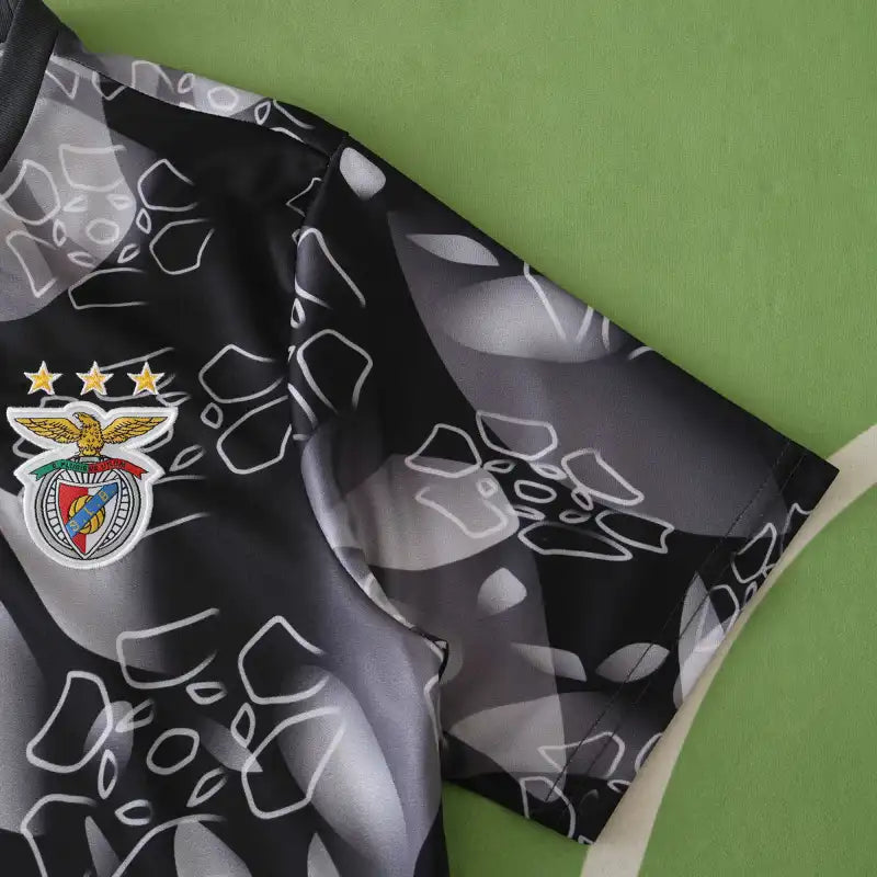 S.L. Benfica 2024/25 Pre-Match Training Jersey – Black Camo Fan Version