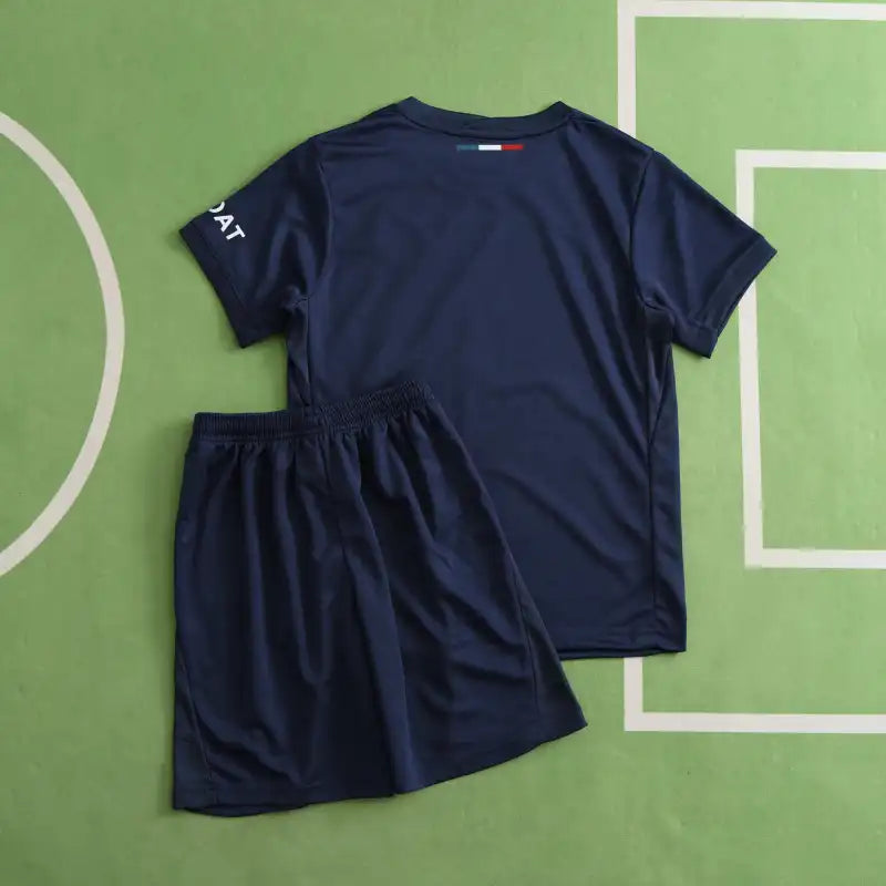 PSG Home Kids Kit 2024/25 | Youth Football Set | Kvaratskhelia Hakimi Marquinhos & More