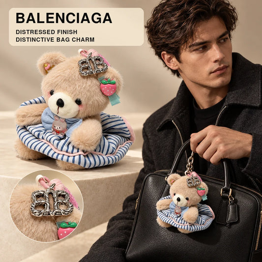 Balenciaga Distressed Keychain – Style 45 - image 1