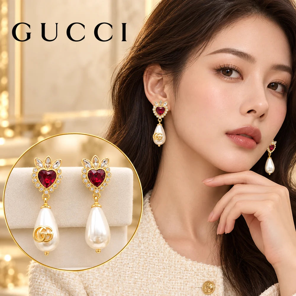 Gucci Pearl Earrings - image 1