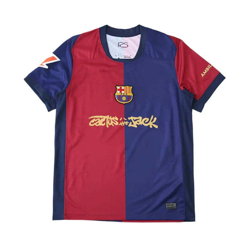 FC Barcelona x Travis Scott Home Jersey 2024/25 | Limited Edition Player Version La Liga Football Shirt