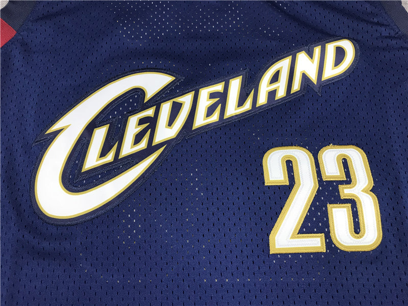 LeBron James #23 Cleveland Cavaliers Navy 2008-09 Mitchell & Ness Hardwood Classics Swingman Jersey
